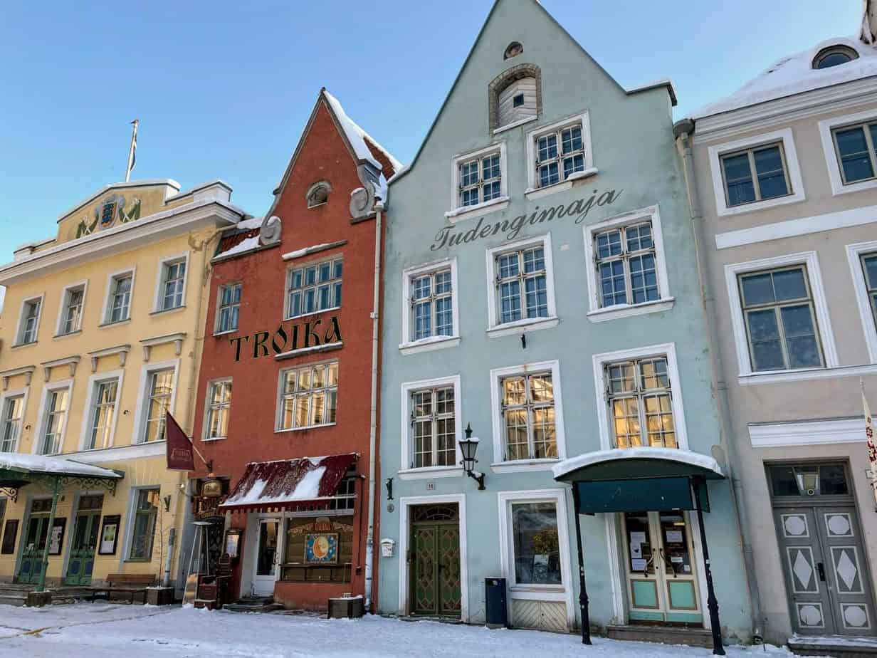 Estonia Travel Guide- Snow filled streets of Old town Tallinn