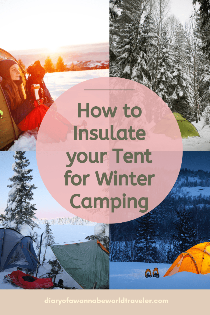 Insulating blanket for online tent