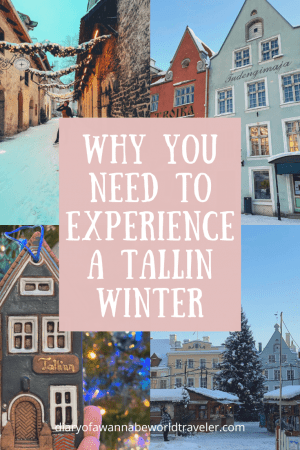 pin for pinterest Tallinn winter